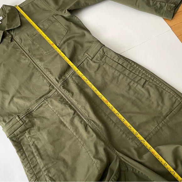 Alex Mill Judd Standard Zip Front Jumpsuit in Olive - Picture 14 of 16